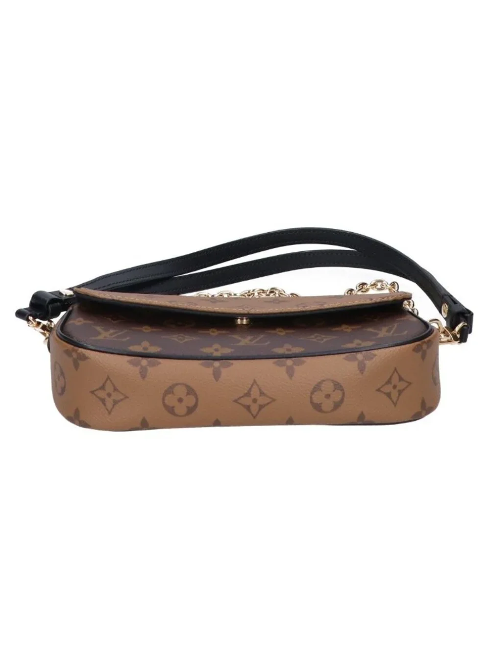 Louis Vuitton Monogram Reverse Wallet on Chain Ivy 2-Way Shoulder Bag